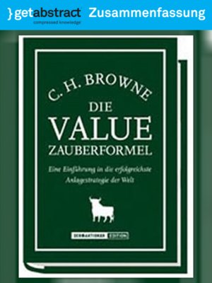 cover image of Die Value-Zauberformel (Zusammenfassung)